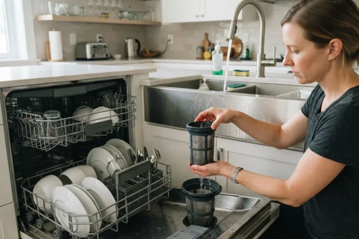 Filter, Racks and Drain: Keeping a GE Dishwasher Clean and Draining